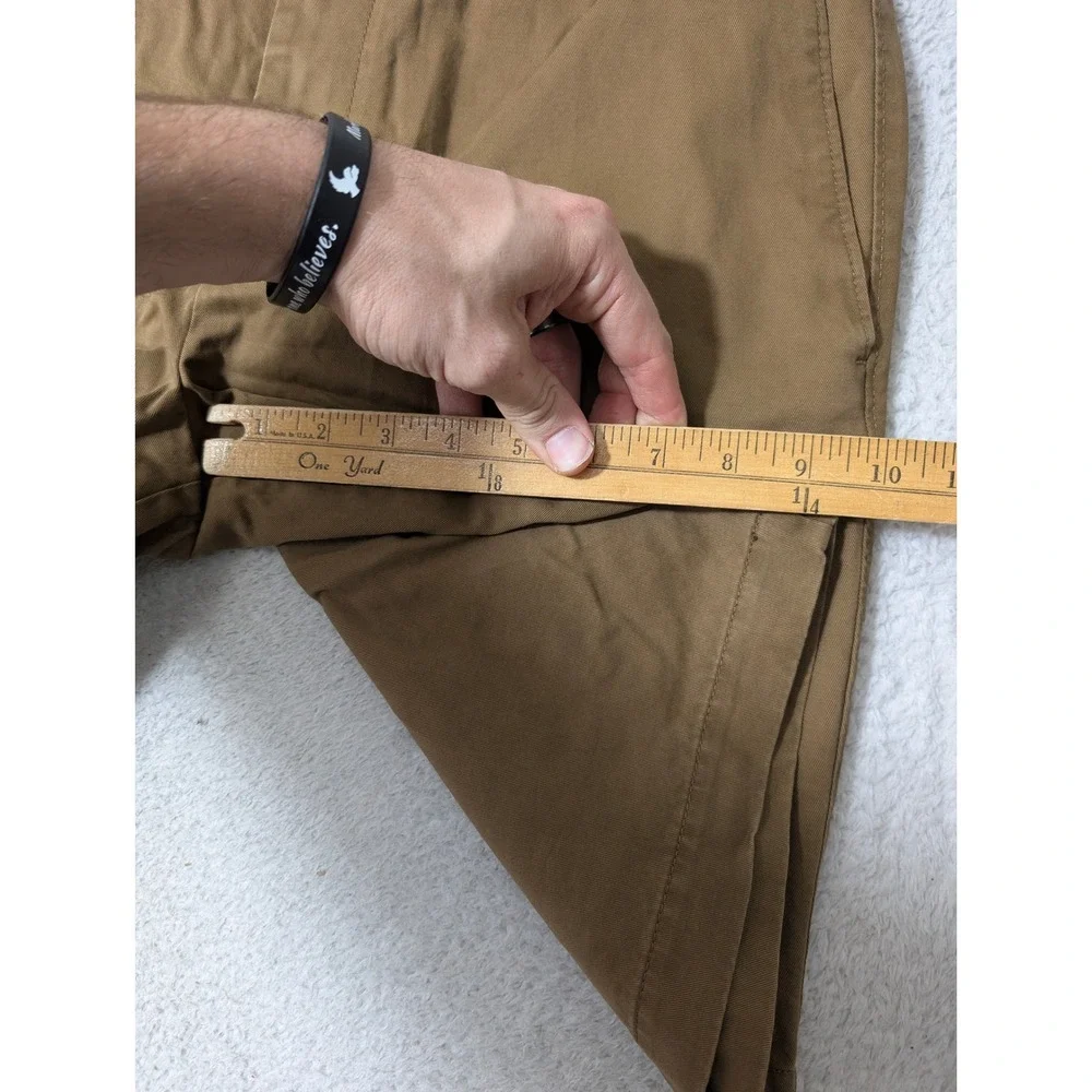 NEW Banana Republic Aiden Shorts Mens 32/10 Brown Slim Fit Cotton‎ Chino $55